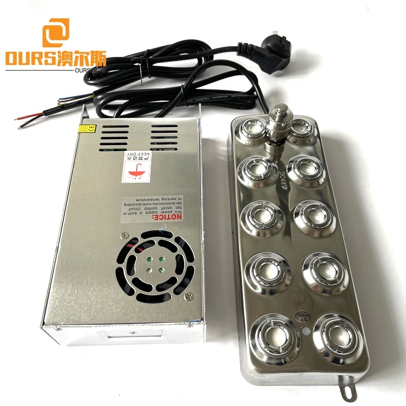 10 Head Ultrasonic Mist Maker Fogger Humidifier Transducer 48V+ 1PCS Power supply 110V/220V