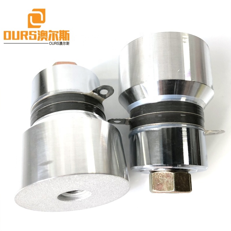40W Industrial Cleaning Company Supply Ultrasonic Cleaning Transducer 33K/80K/135K Multi Frequency Piezoelectric Transducer