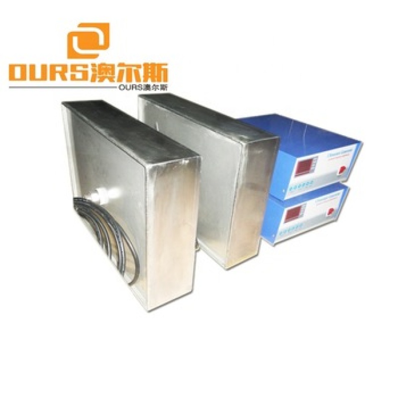 20khz/25khz/28khz/40khz 5000W Immersible Transducer Box With Brackets For Cleaning Machinery Parts