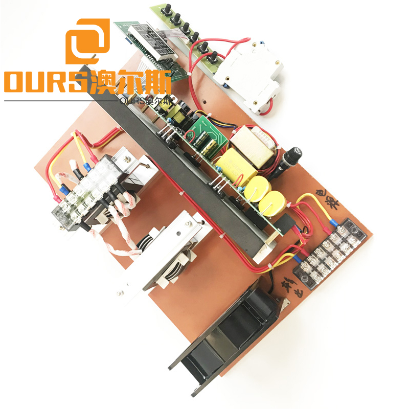 600W 28KHZ/40KHZ Power Adjustable Ultrasonic Transducer Equivalent Circuit For Cleaning Vegetables