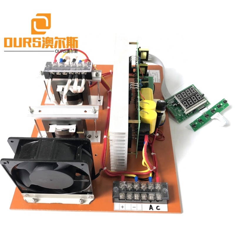 Various Frequency Cleaning Machine Ultrasound Wave Generator PCB/Power Source 2400W 25K-40K For Industry Cleaner Bath