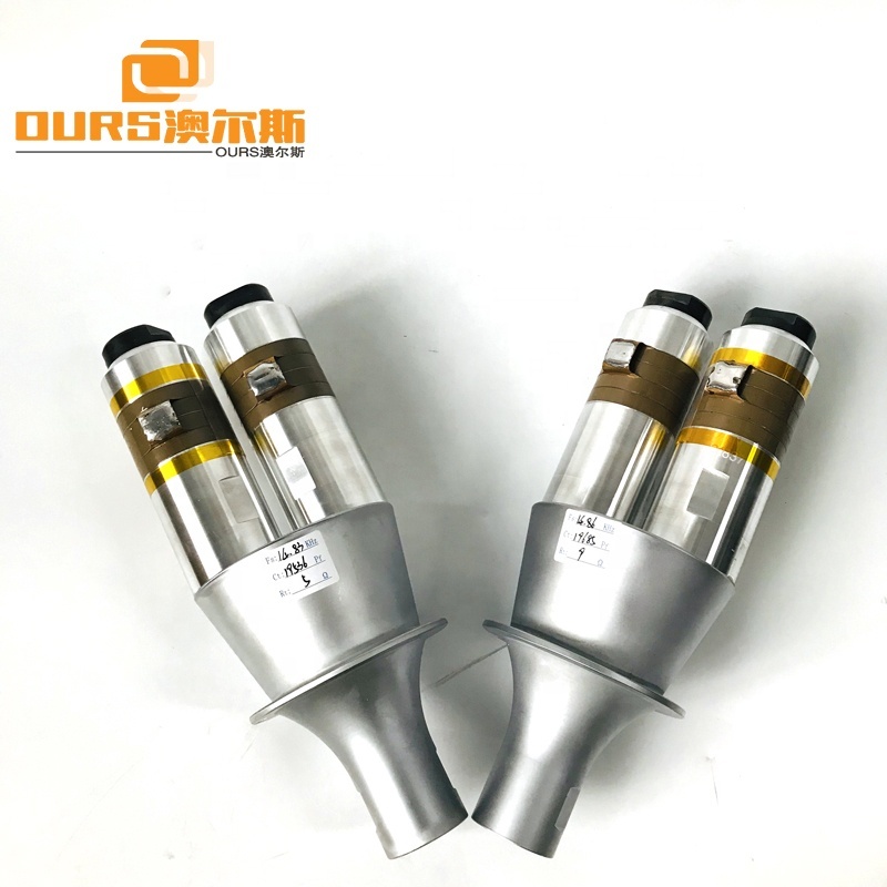 4200W 15KHz Ultrasonic Welding Transducer With Booster For Plastic Welding Machine