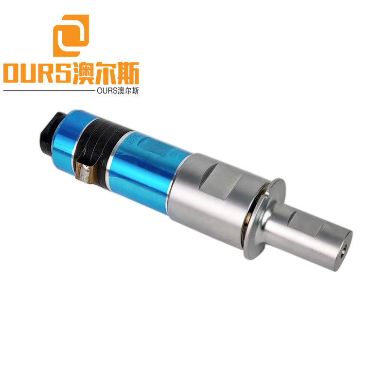 1500W/20khz High Efficiency  Ultrasonic welding transducer with booster use in Plastic mould welding machine and  Sonochemistry