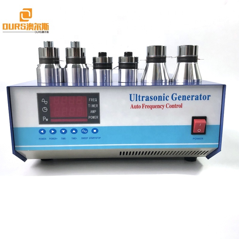 Multi Frequency 28K/60K/70K/84K Different Frequency Ultrasonic Generator Transducer Cleaning Generator 110V/220V/380V AC