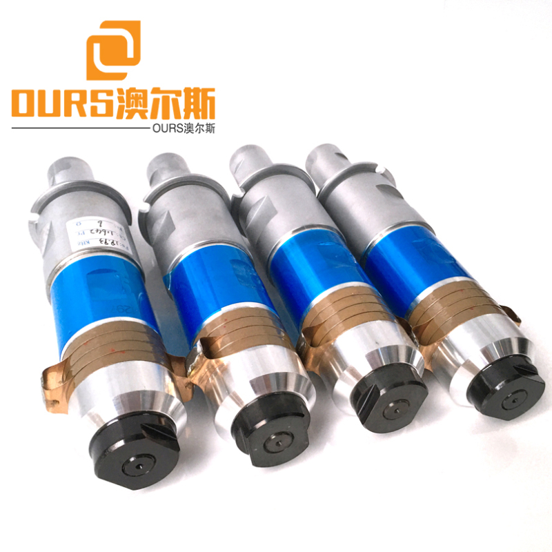 20khz High Amplitude Ultrasonic Welding Piezoelectric Transducer For Welding ABS/PP/PE/PC/PUC/PMMA/PS/PPS/PBT/PETG Material
