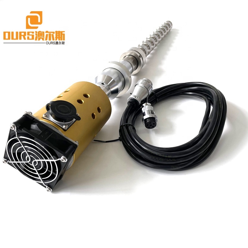 20KHZ Industrial Ultrasound Vibrating Rod Reaction Generator And Transducer Head For Chemical Wet Grinding