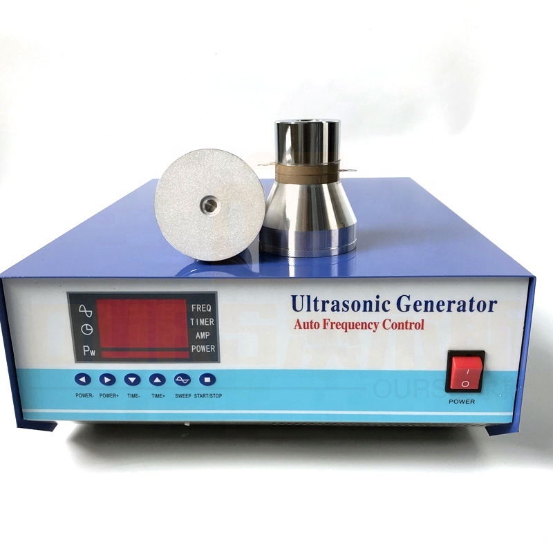 Industrial Washer Bath Power Box Ultrasonic Pulse Oscillating Power 20K/40K/60K Ultrasonic Washing Power Generator 300Watt