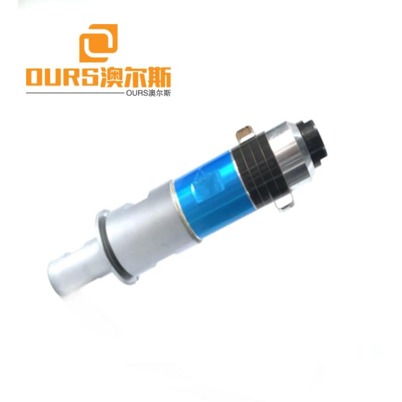 2000w ultrasonic sewing and welding ultrasonic transducer With Titanium Booster  For mask Sewing 20khz