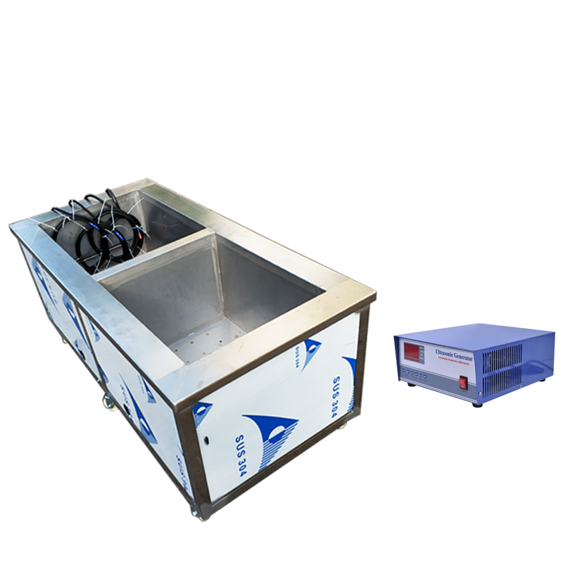 Multi tank ultrasonic cleaner machine 20khz 28khz frequency for engine block optical glass electronic parts cleaning
