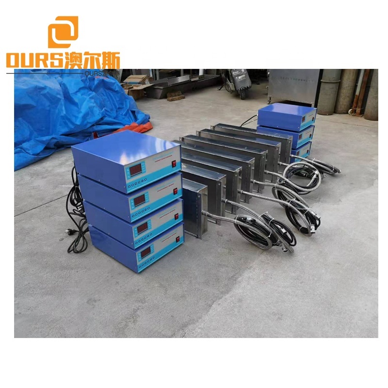 Various Power 300W To 2800W Transducer Pack With Generator For Ultrasonic Cleaner Tank Used In Cleaning Aluminum Mold Rust