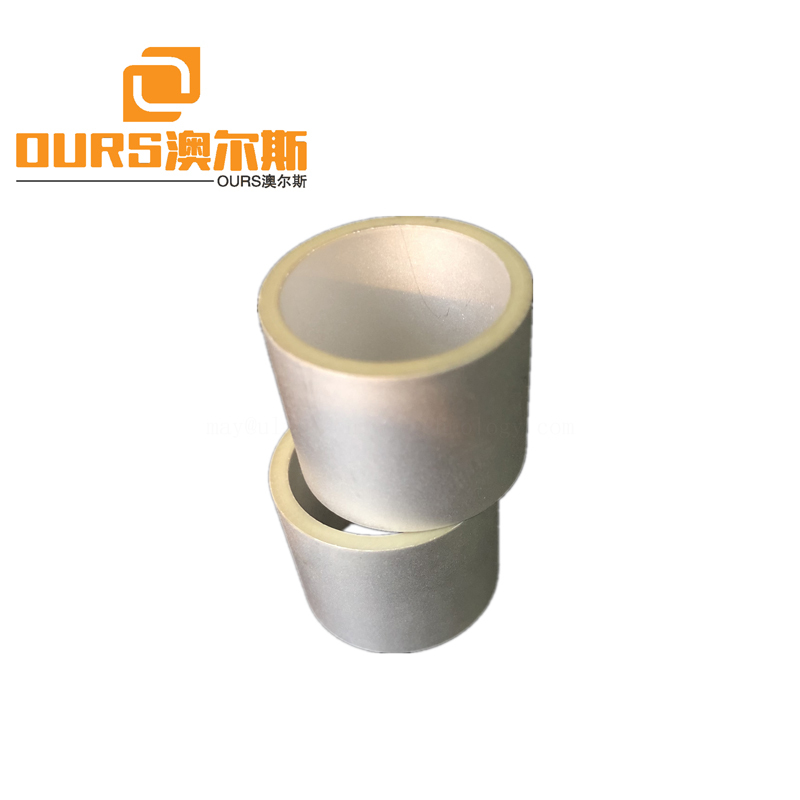 40KHZ  Lead Zirconate Titanate Piezoelectric Ceramic 24X22X12.5MM Tube Piezoceramic Ultrasonic Sensor Parts