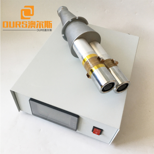 Taiwan CNS14774 ultrasonic welding generator with ultrasonic welder transducer for Non Woven Knurling