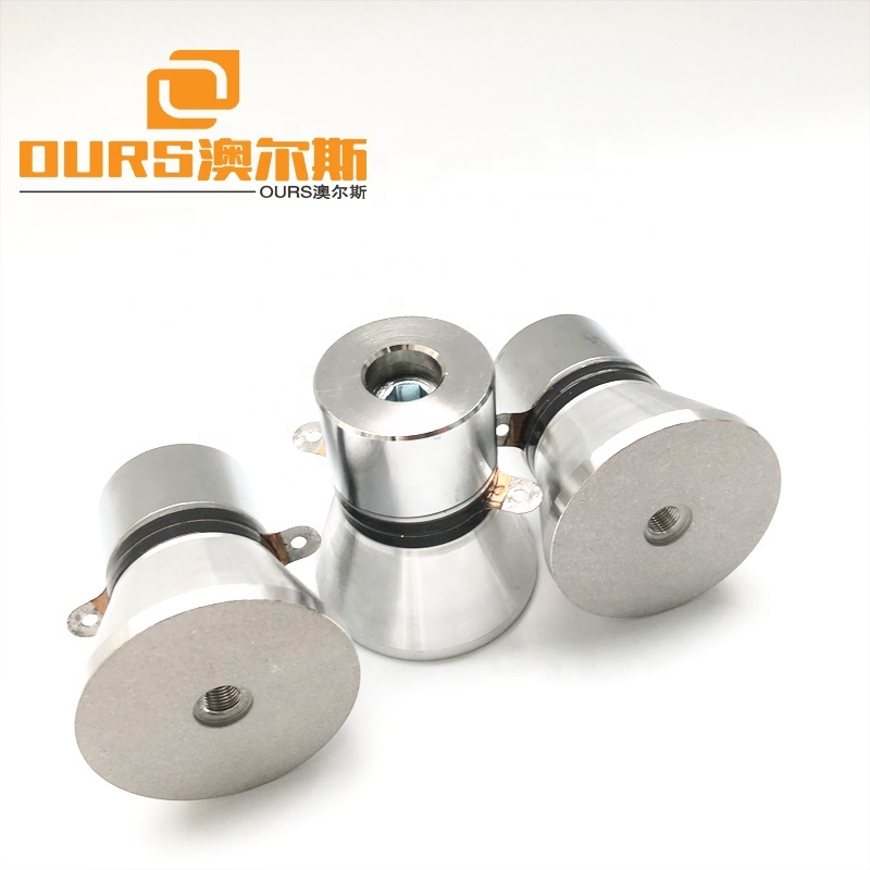 Industrial Ultrasonic Vibration Transducer 25KHZ 100W, Electronic Component Piezo Ceramic Transducer