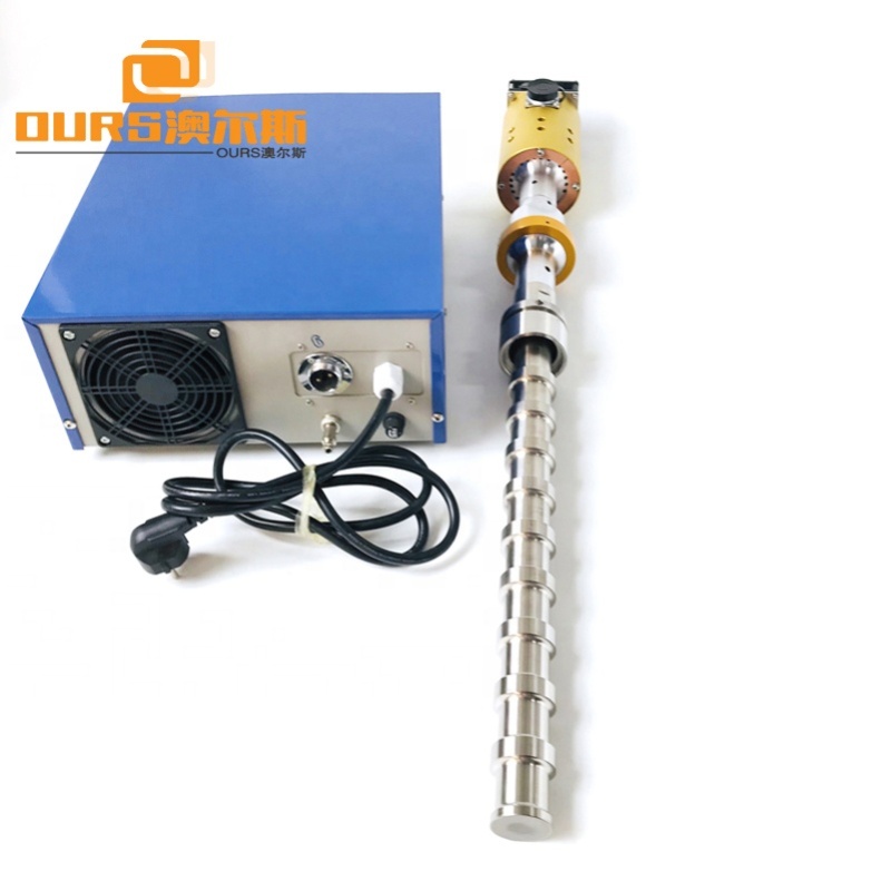 Industrial Ultrasonic Vibration Transducer Stick 2000W Liquid Processor Reactor Used For Chemical Mixing Machine