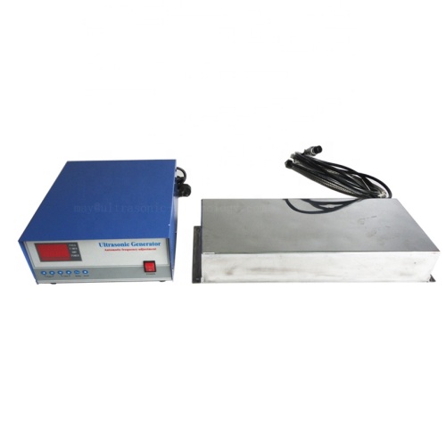 High Power 2000W Immersible Ultrasonic Variable Frequency Transducer Plate 25K/40K/80K Vibration Cleaning Transducer Box