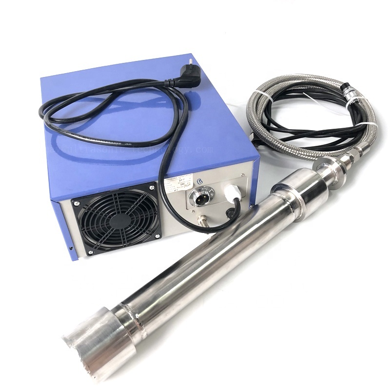 Vibrating Ultrasound Cleaning Processor  220V 1000W Submersible Ultrasonic Tube Reactor Cleaning Piezoelectric Reactor