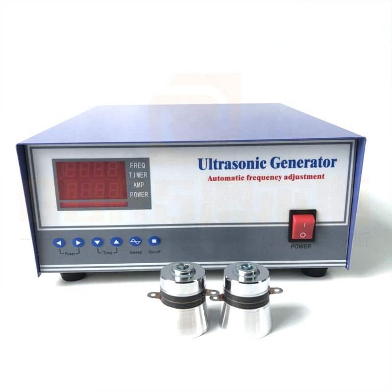 Industrial Variable Frequency Ultrasonic Cleaning Machine Transducer Ultrasonic Cleaner Generator 38K/80K Vibrator Circuit Power