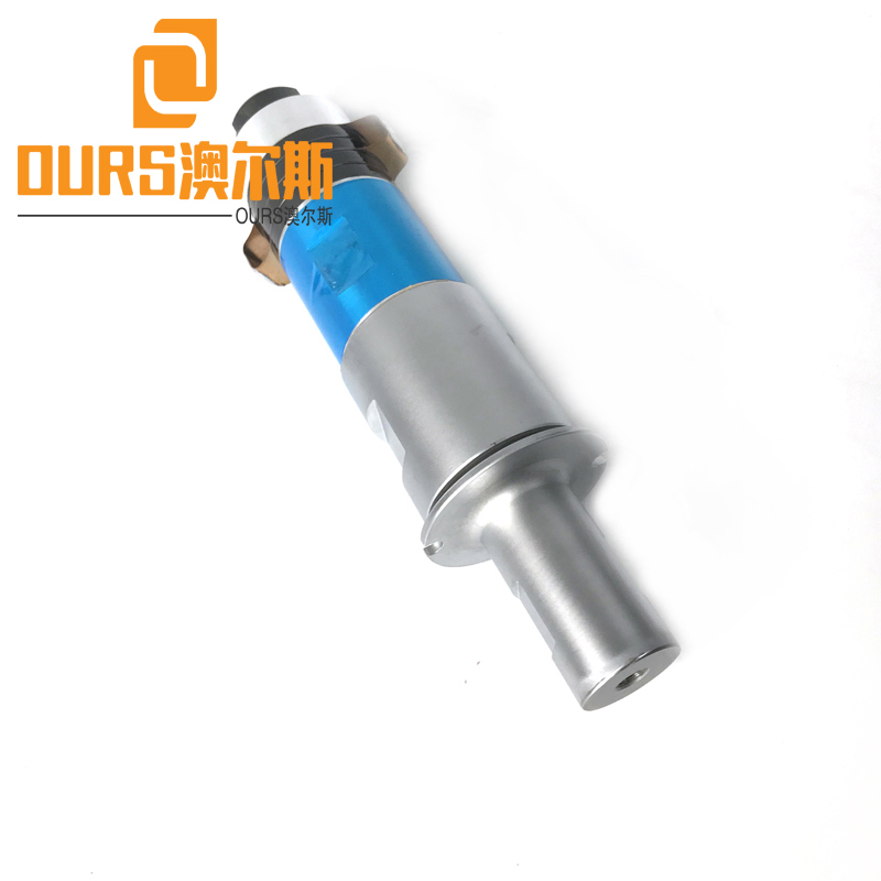 1500W/20khz Ultrasonic welding transducer with booster use in Plastic mould welding machine
