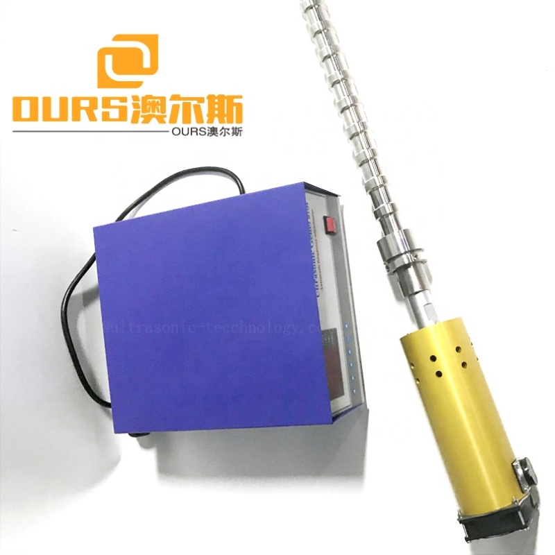 High Power 2000W Ultrasonic Transducer Probe Sonicator Vibration Dispersion Cleaner 20K Biodiesel Ultrasonic Cleaning Transducer