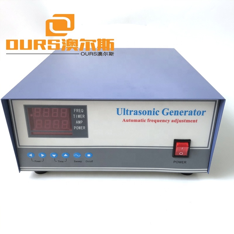 Industrial Vibration Bath Driver High Frequency Digital Ultrasonic Cleaning Generator 84K 600W Power Pulse Ultrasound Generator