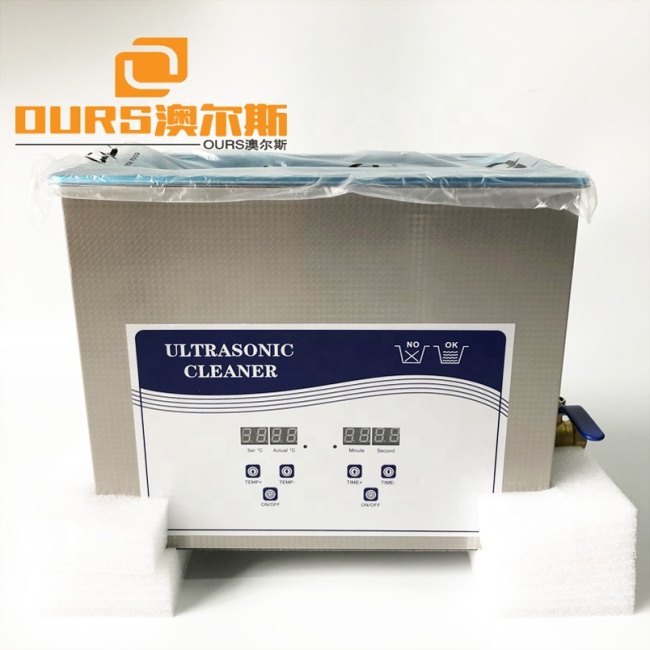 Ultrasonic Cleaning Transducer And Generator Made Ultrasonic Vibration Cleaner 40K 6.5L With Basket For PCB Cleaning