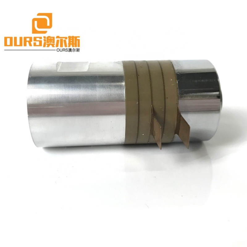 Screw Solid Mount Ultrasonic Welding Transducer 28KHZ Vibration Frequency Applications In Ultrasonic Plastic Welding