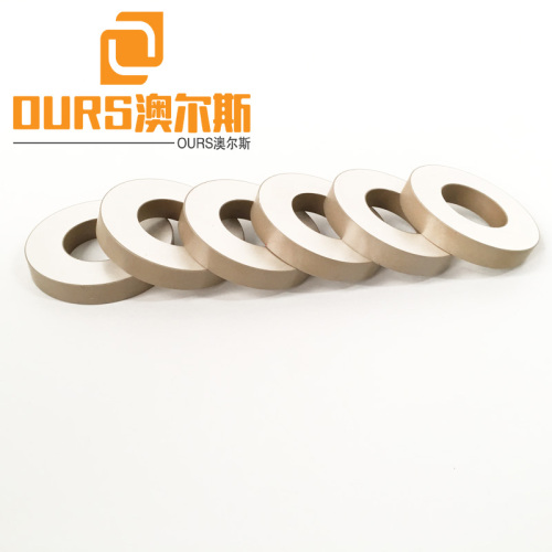 60*30*10mm High Amplitude Ultrasonic Piezoceramic Ring For 2600w Ultrasonic Welding Transducer