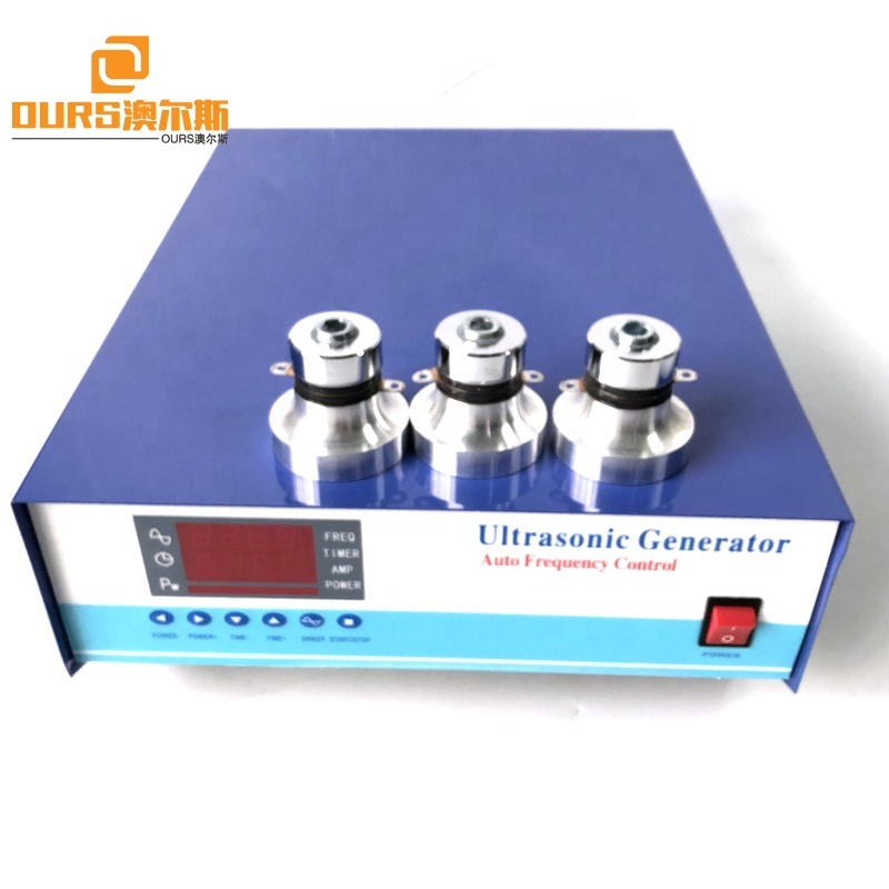 Industrial Washing Machine Digital Ultrasonic Multi Frequency Generator 28K/40K/120K As Cleaner Vibration Sensor Power