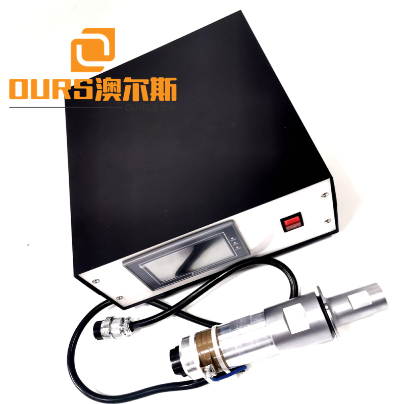2000w ultrasonic generator and transducer with booster and horn for  EN149 mask-welding machine
