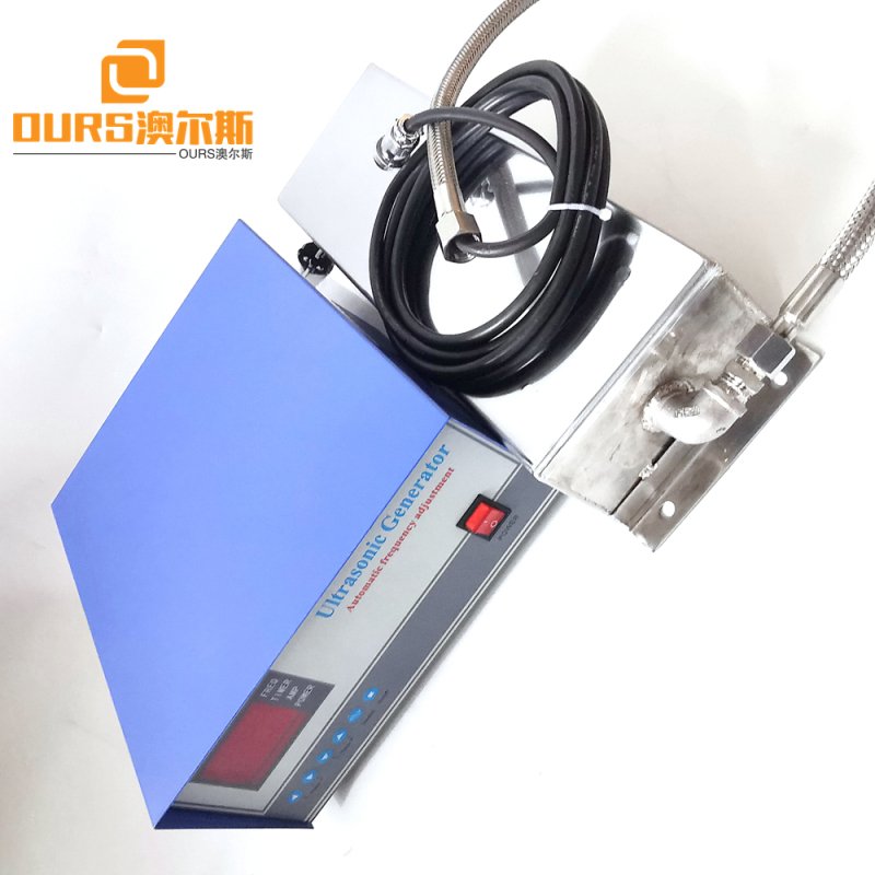 600w 28khz 316 SS Material Ultrasonic Waterproof  Transducer Box For Rubber Cleaning