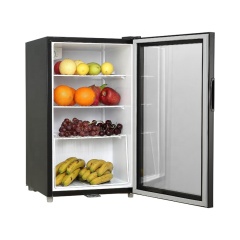 IS-SC-90 Высокоэффективный энергосберегающий черно-белый стеклянный шкаф-витрина Холодильная витрина с одной дверью