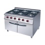IS-GH-977 C multifunctional 6 Burners, Vertical combined gas stove with gas oven/baker