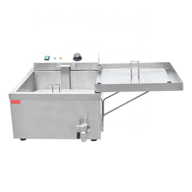 FY-T02 Commercial Electric Single Cylinder Oil Fryer Deep-Fried Machine Fry Machine French Fries Doughnut Fryer