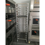 15trays 15 Pans Stainless Steel Bakery Rack Trolley Baking Kitchen Work Table Working With Lock For Pan Trays Oven For 400 X 600
