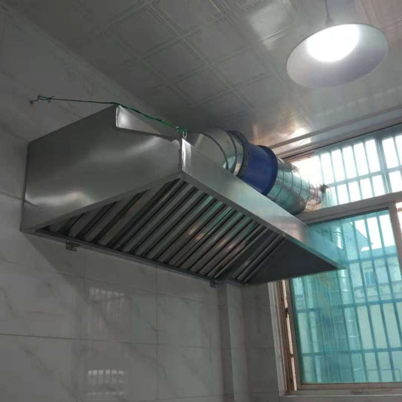 1m 2m 3m Stainless Steel  Wall mounted LED lighting Kitchen Range Hood Cover For Kitchen Chimney Filter