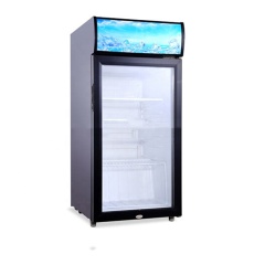 IS-SC-110D однодверный вертикальный преобразователь частоты постоянного тока солнечный источник питания световой короб дисплей морозильная камера холодильный шкаф