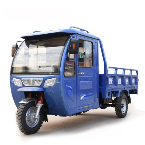 Semi Closed Electric Fuel Tricycle Three-Wheeler With Shed