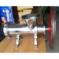 Meat Mixer Grinder Mincer  32 Model Stainless Steel Chicken Fish Spice Grinding Machine big Pully Electric / Handle Operation