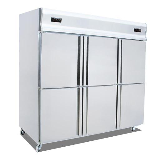 Commercial 6 Door Vertical Cold Freezer Fridge Kitchen Refrigerator Food Kitchen Chiller