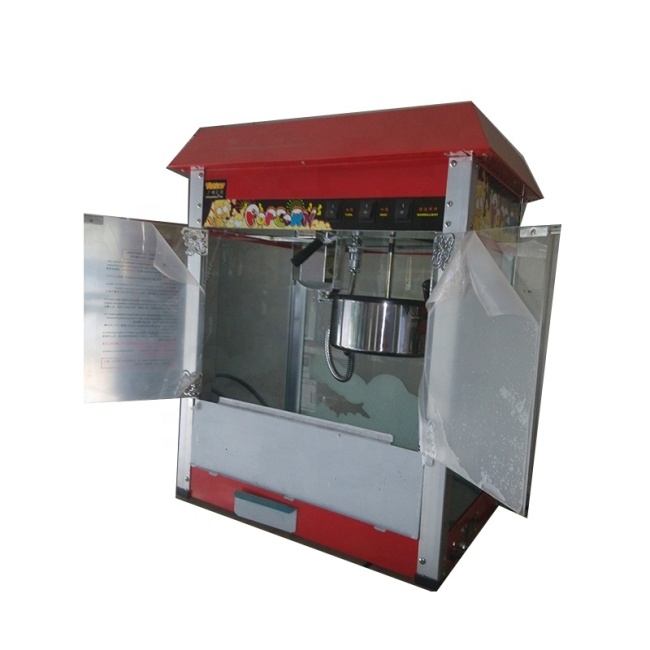 IS-VBG-1608 Commercial Electric Small Popcorn Maker Popcorn Making Machine Can Order Cart