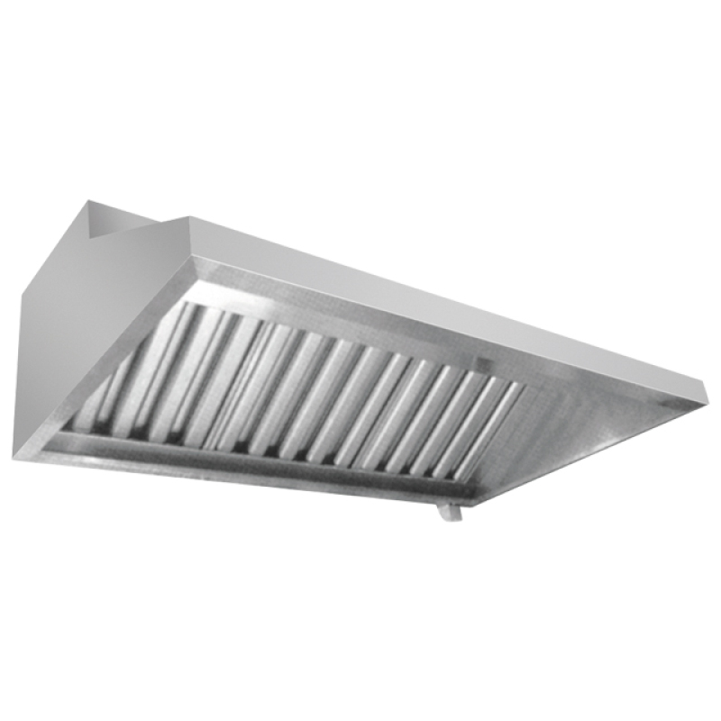 1m 2m 3m Stainless Steel  Wall mounted LED lighting Kitchen Range Hood Cover For Kitchen Chimney Filter