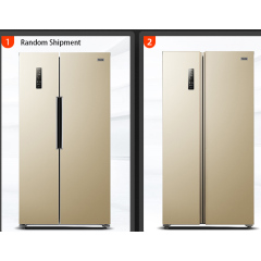 BCD-452WK 452L -25~+4 Degree Stainless Steel Home Double Door Displayer Refrigerator Freezer Fridge