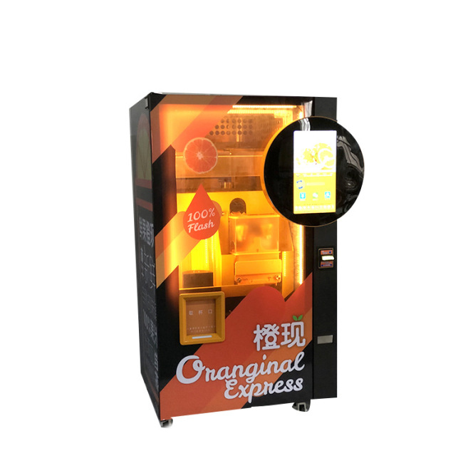 Wholesale Automatic Orange Juicer Dispenser Vending Machine Automatique High Technical Vending Tools TO Saudi