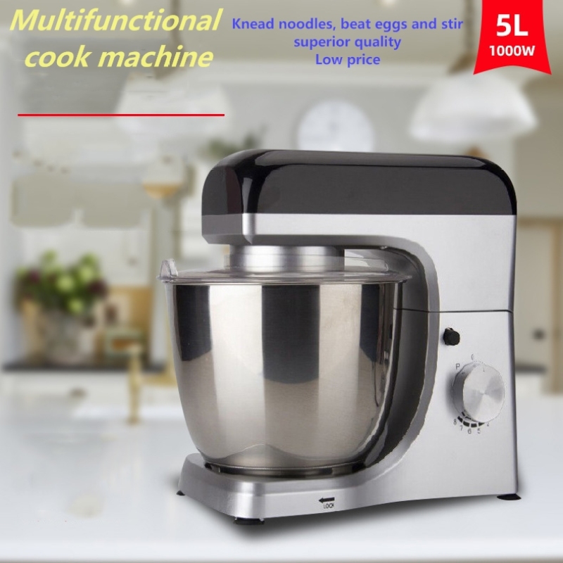 5L Household Cook Dough Kneading Machine Stand Food Mixers Bakery Equipment 110v / 220v Egg Beater