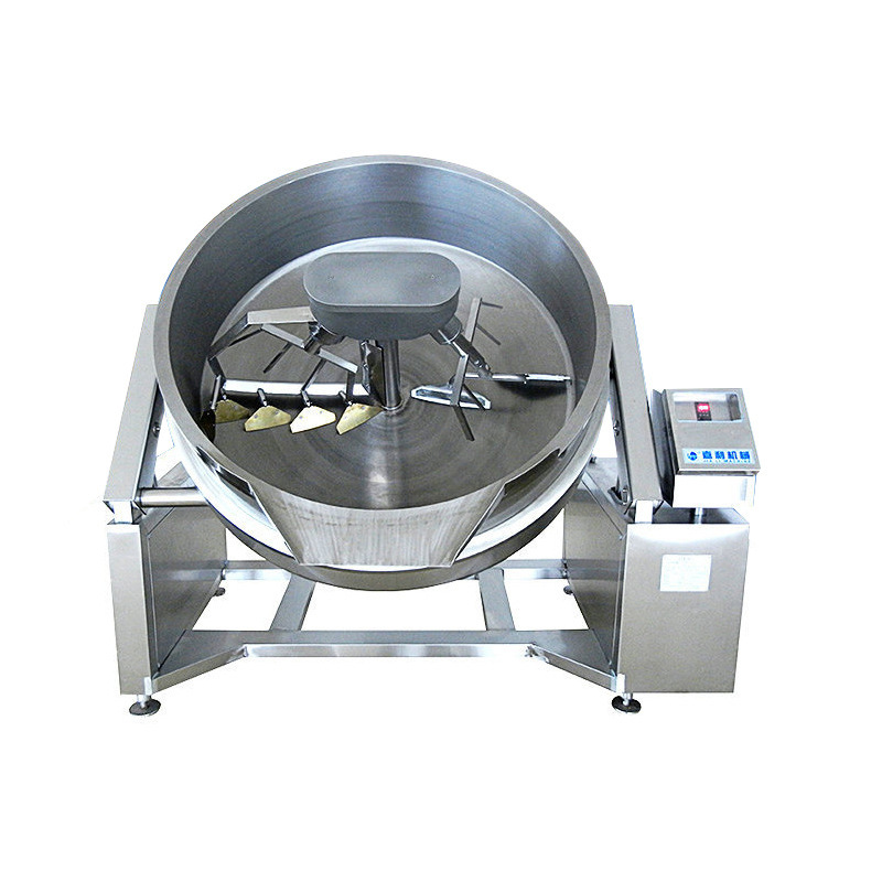 New Fully Automatic Large Standard Electric  SS304 Vertical Oil Jacketed Planetary Cooking Pot