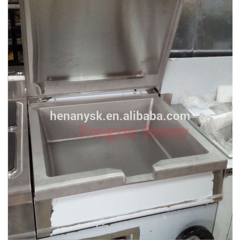 Automatic Gas Fryer Stainless Steel Vertical Tilting Braising Pan Inclined Type Frying Pan Hot Sale