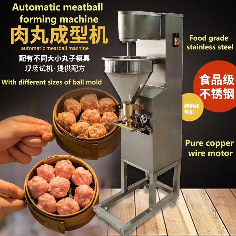 Commercial Ball Forming Machine Chicken Fish Beef Pork Dough Meat Ball Molding Machine Large Stainless Steel Food Machinery