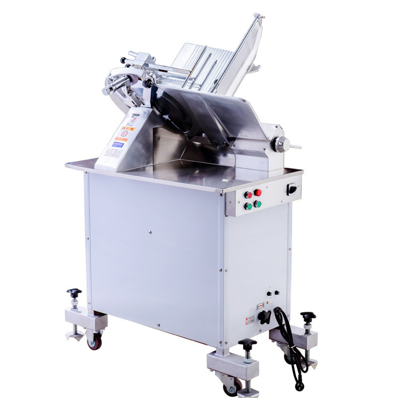 335mm Floor Standing Commercial Meat Slicer Machine 230mm Full Automatic Meat Slicer For Cutting Frozen Meat Mutton Roll Slicer