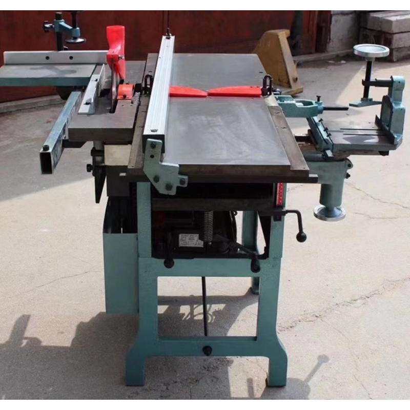 Electric Combination Functional Bench Thicknesser Stump Wood Table Surface Working Planer Multi Woodworking Tools Planer Machine