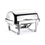 Stainless Steel Food Bowl Boiler Electric Heating Meal Stove Rectangular Food Warmers Chafing Dish Buffet For Catering